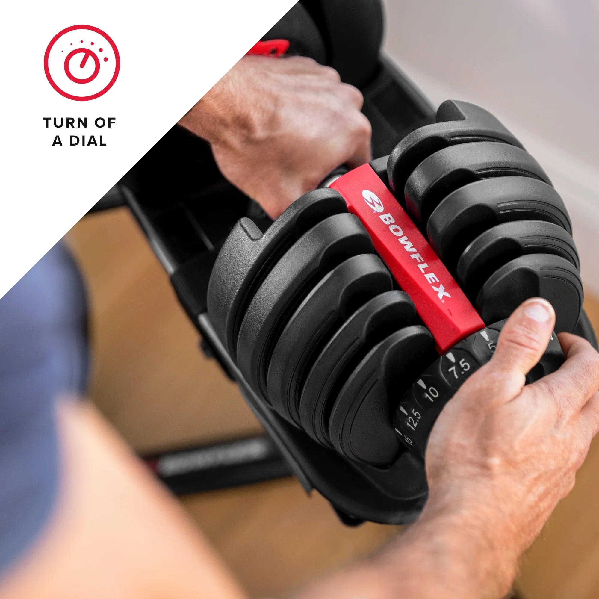 2025 Bowflex SelectTech 552 Mancuerna Ajustable Única