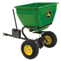2025 Esparcidor Remolcable John Deere Difusor de 175 lb, Tolva de Polietileno Antióxido, Ajuste Universal