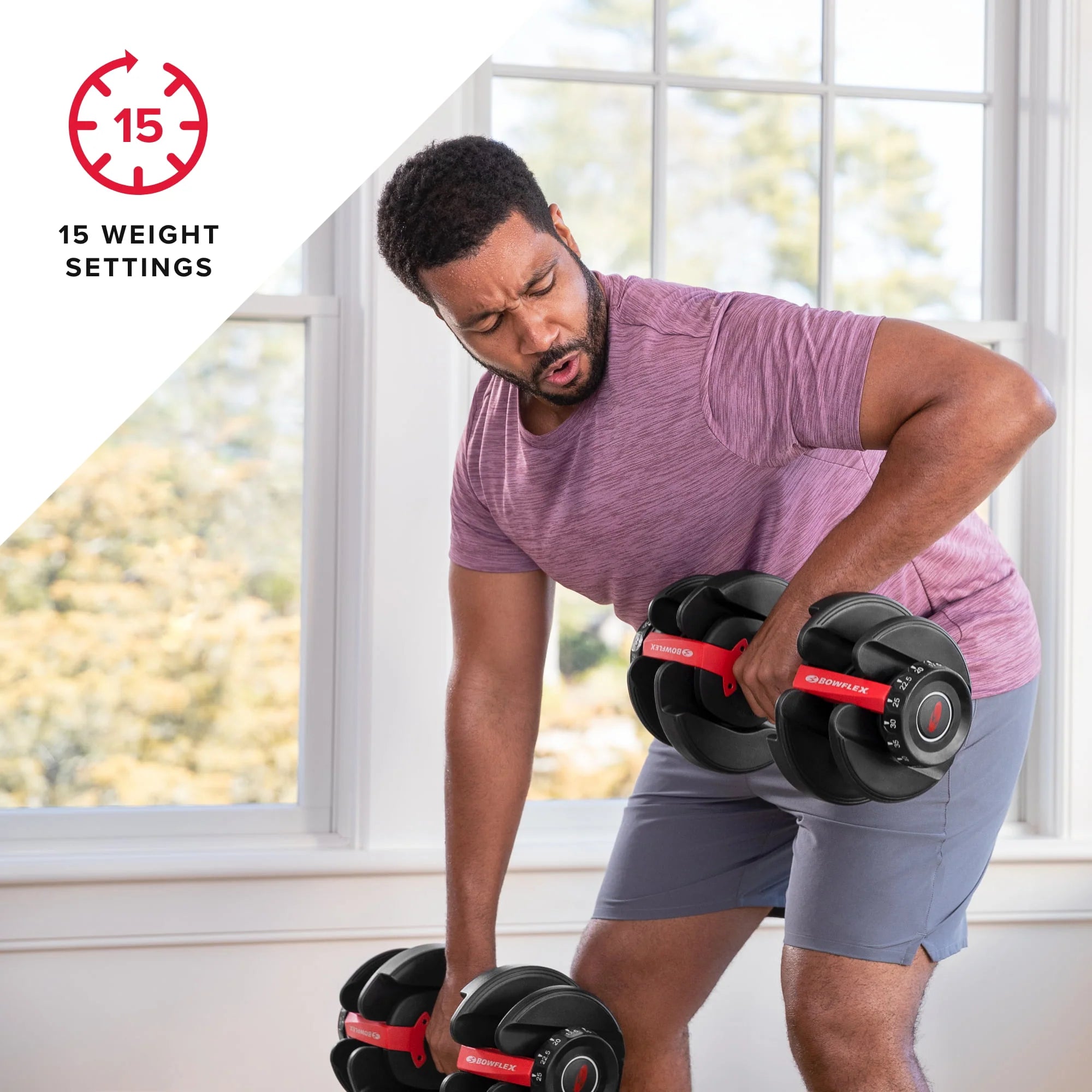 2025 Bowflex SelectTech 552 Mancuerna Ajustable Única