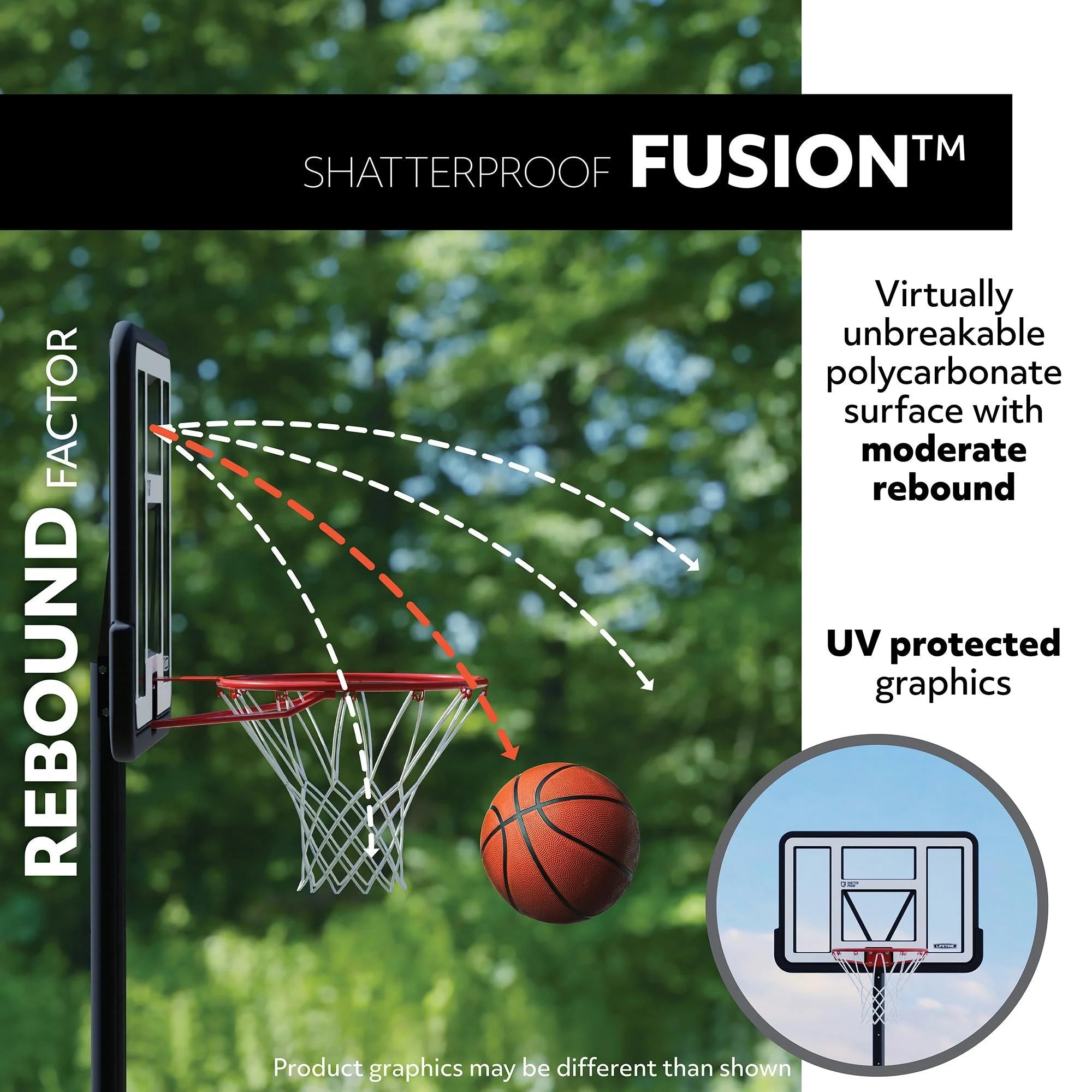 2025 Aro de Baloncesto Juvenil Ajustable Portátil Lifetime – 90022