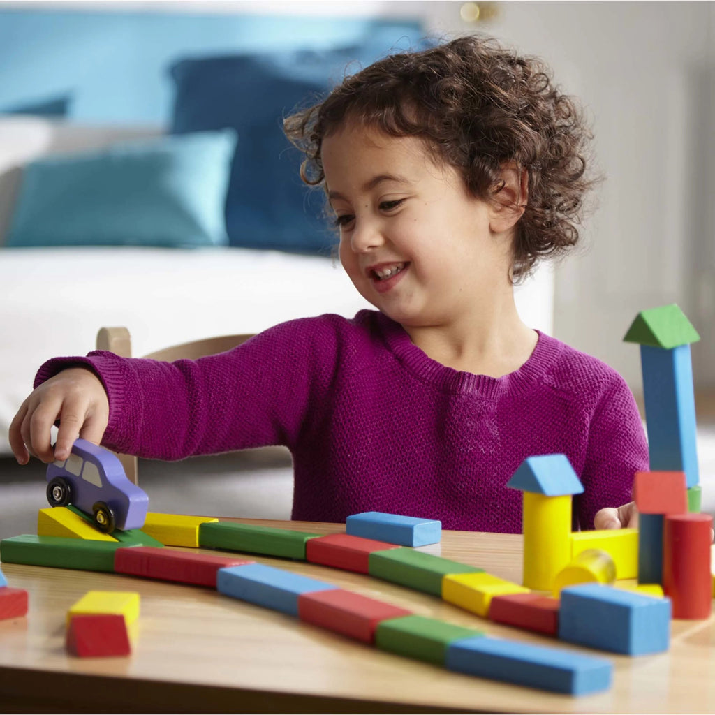 Melissa & Doug 100 Bloques de Madera