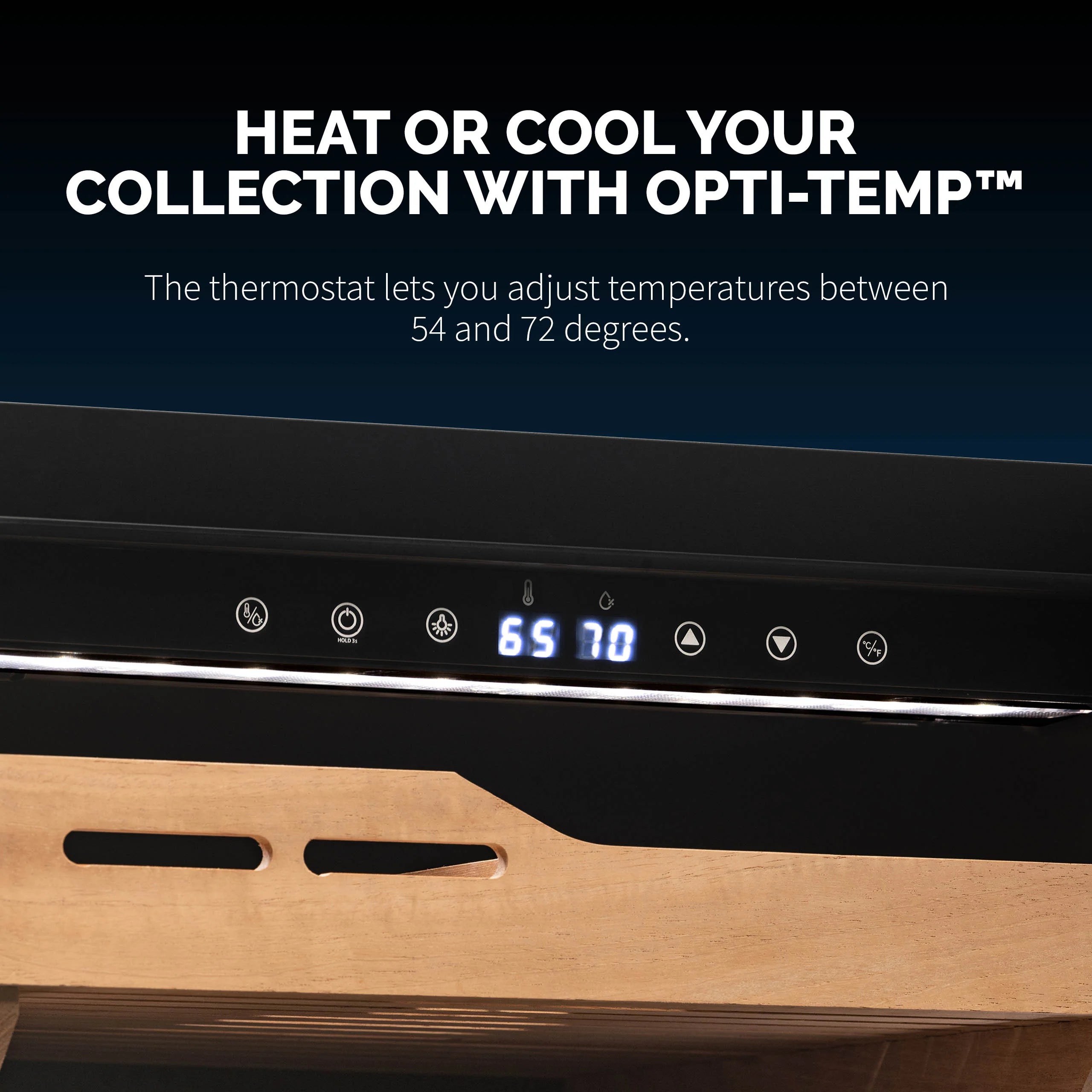 2025 Newair® Humidor Eléctrico para Puros, 1,500 Unidades – Empotrable o Independiente