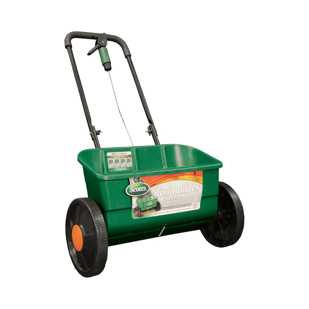 2025 Esparcidor de caída Scotts Turf Builder Classic de 32 lb