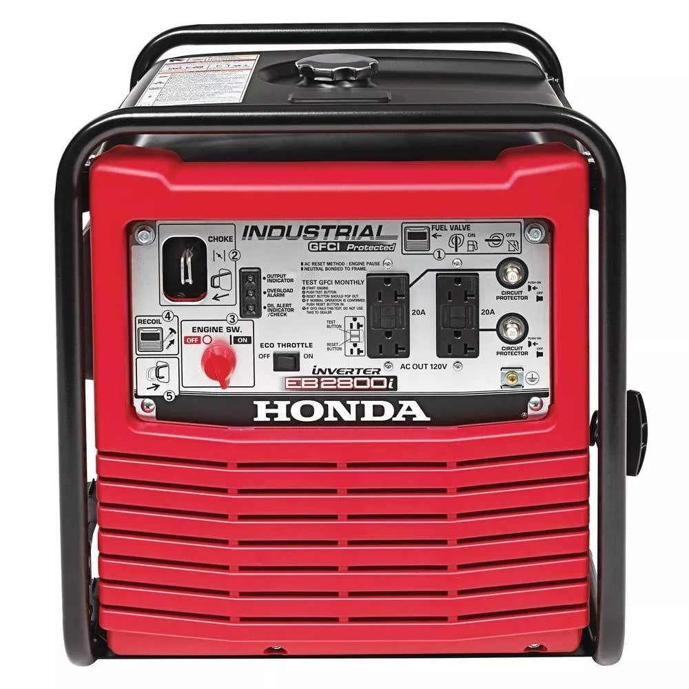 2025 Generador Inverter Industrial Portátil a Gasolina de 2,800 Vatios