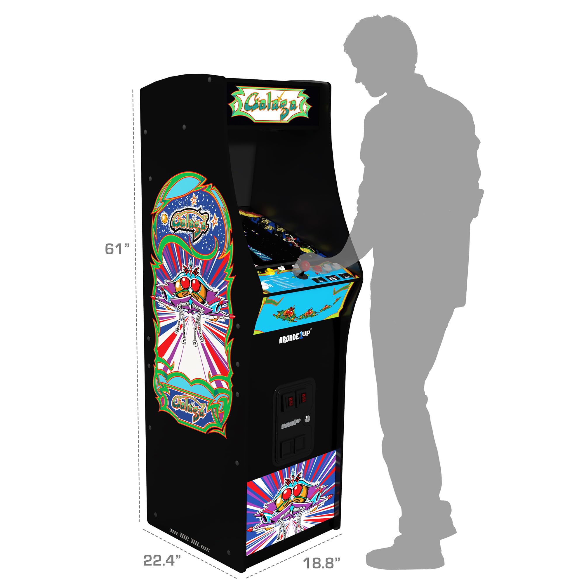 Máquina Arcade1Up Gabinete de Pie de 5 Pies de Altura