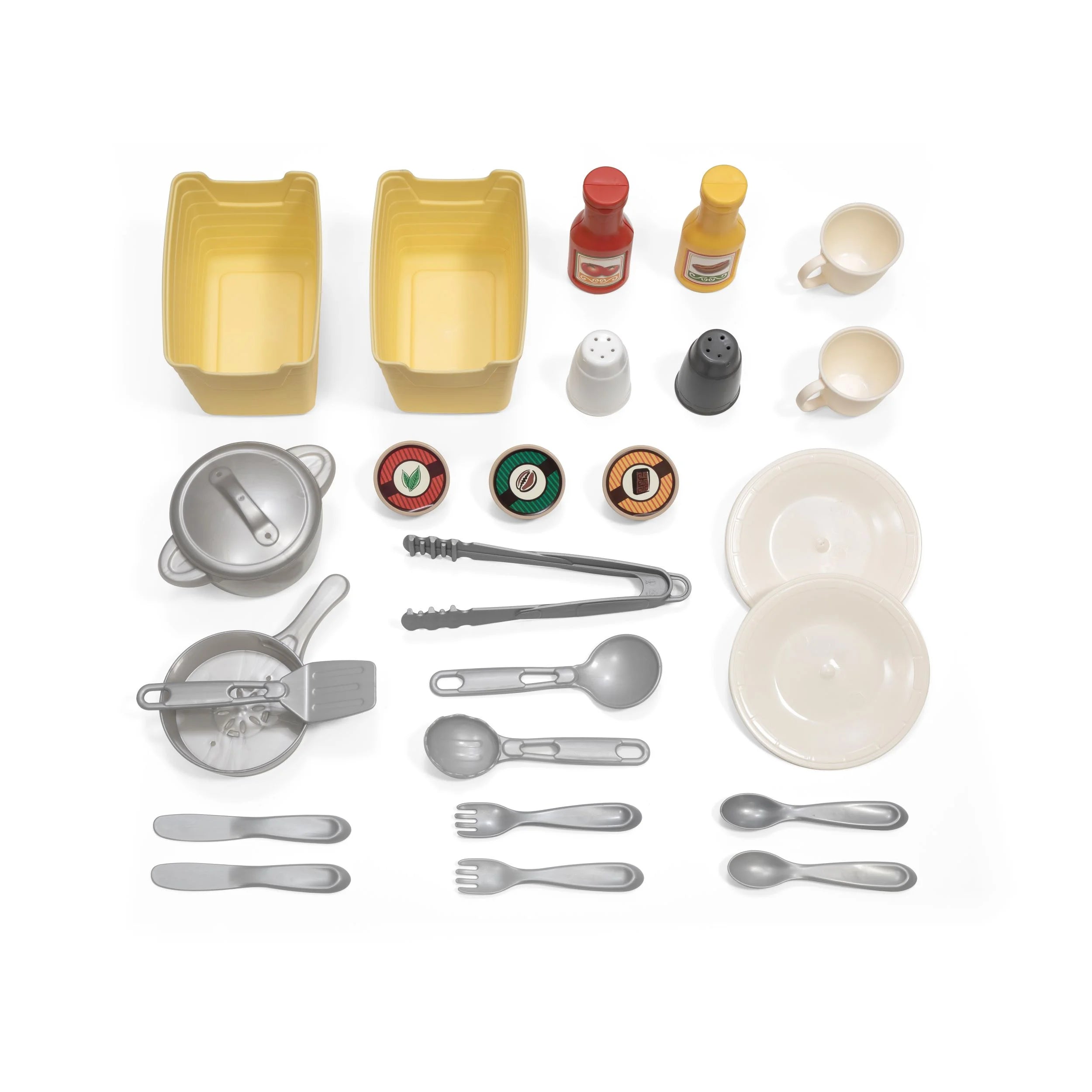 2025 Set de cocina infantil Step2 Fun with Friends en rosa