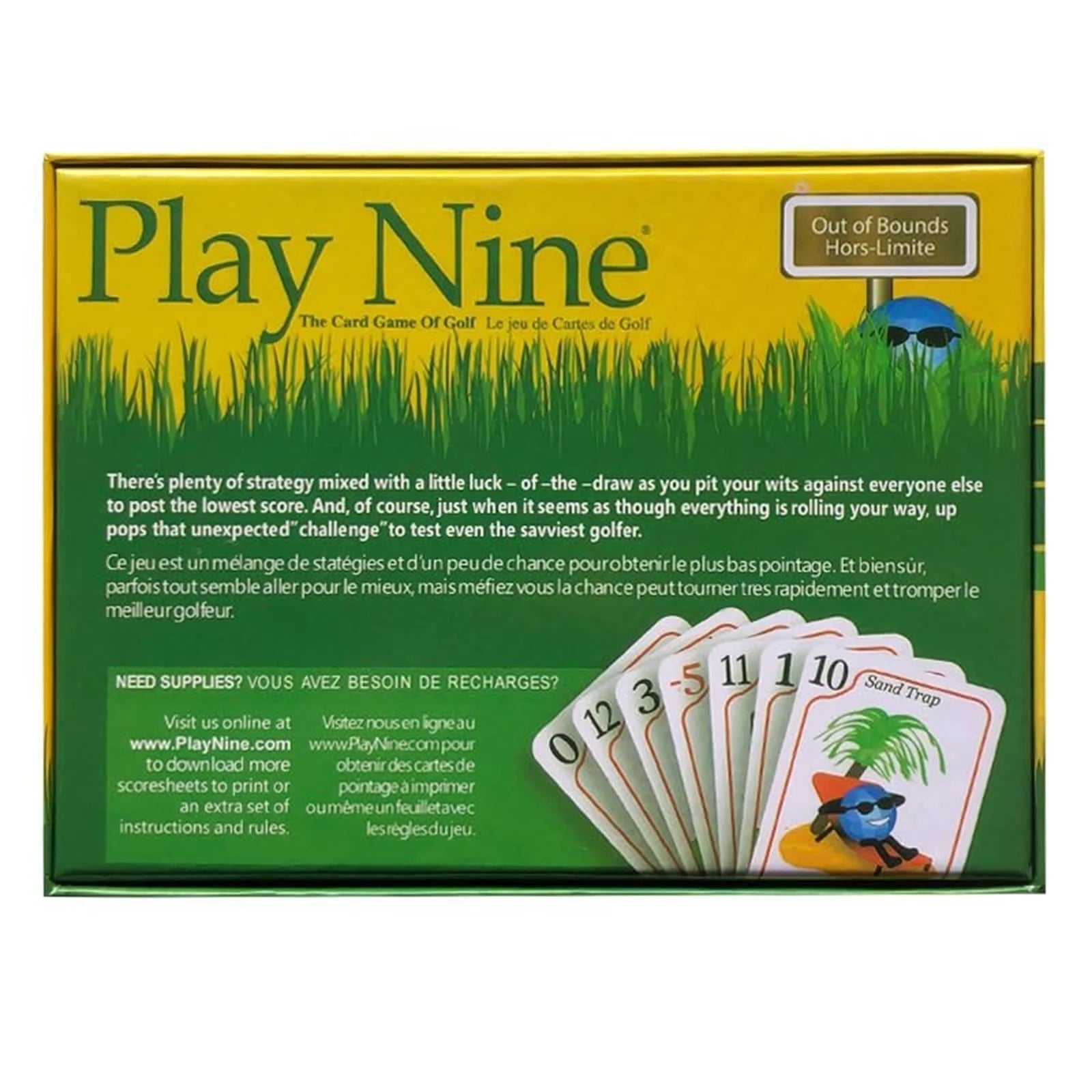 Tysmin Juegos Familiares Laoniu — Juego de Cartas Divertido Inspirado en el Golf, Ideal para Reuniones Familiares y con Amigos
