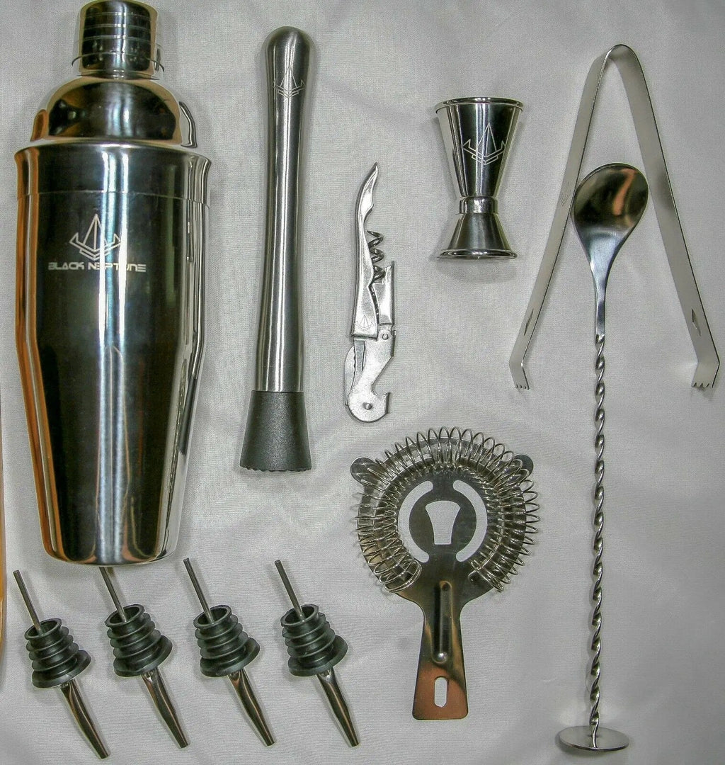 Kit Todo en Uno para Bartender con Coctelera – 11 piezas