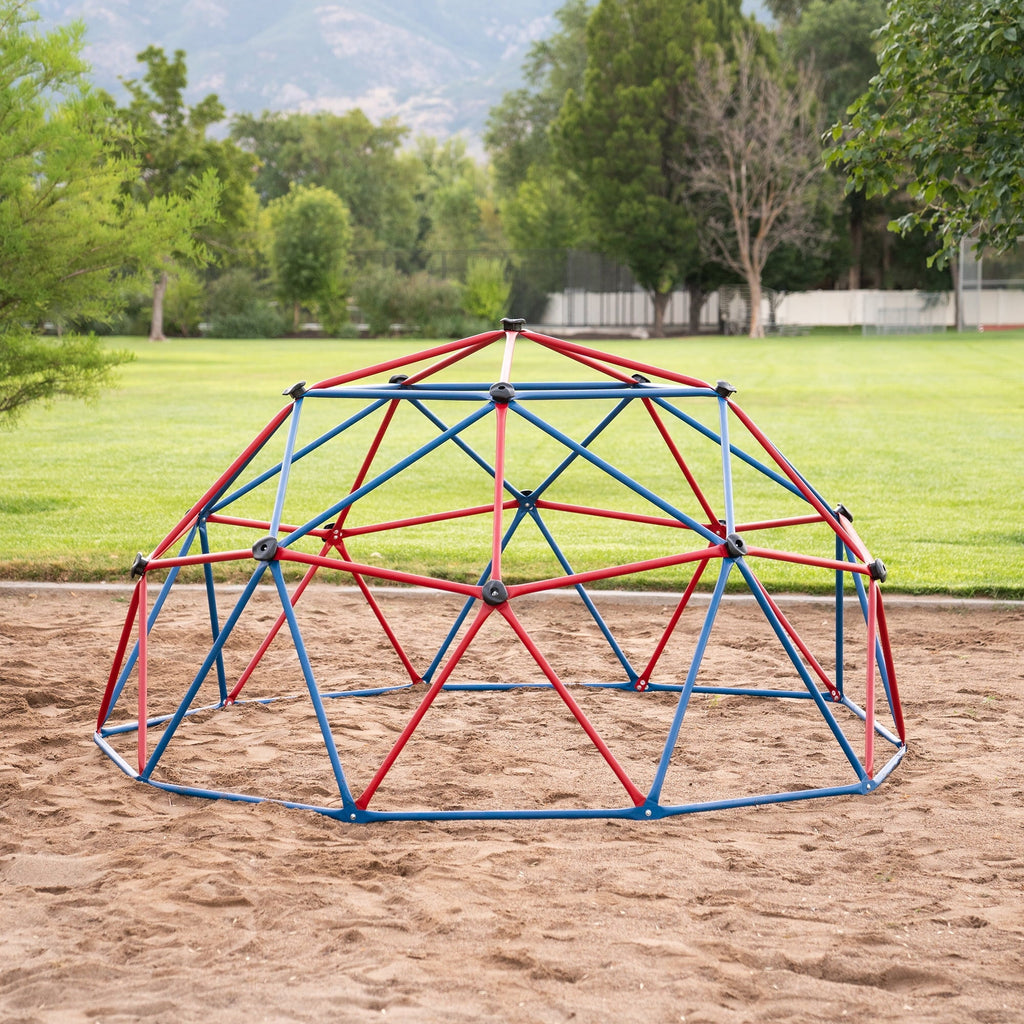 Lifetime Cúpula para Escalar al Aire Libre para Niños, 5 pies de Alto x 10 pies de Ancho, Rojo y Azul (101301)
